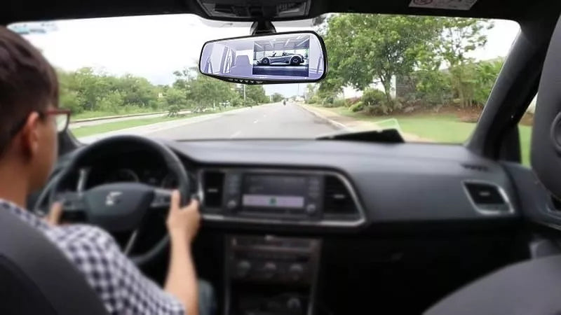 Espejo Retrovisor y Cámara de Reversa HD 1080P