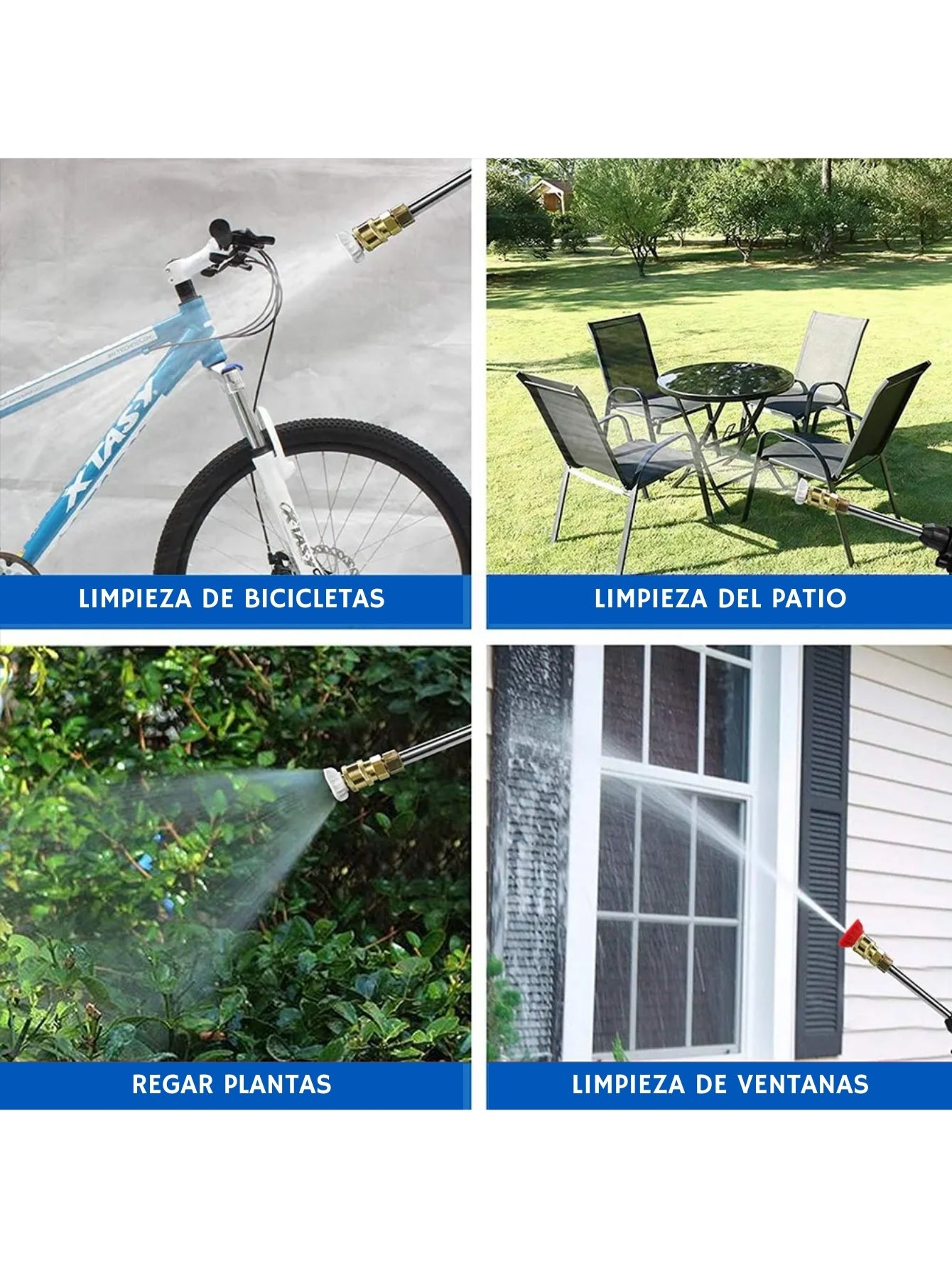 Hidrolavadora Portatil de Alta Presión - Limpieza Potente en cualquier lugar